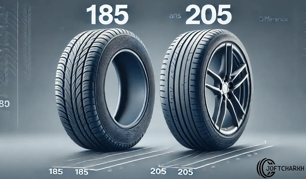 فرق لاستیک 185 با 205